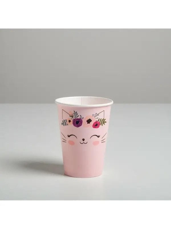 Стакан для цветов &laquo;Котик&raquo;, 350 мл