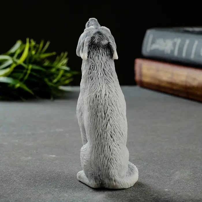 Фигурка &laquo;Волк сидящий, воет&raquo;, 10.2 см