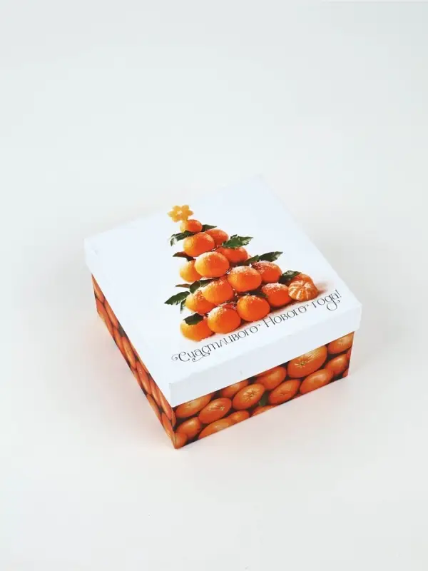 Набор подарочных коробк 6 в 1 «Яркие мандарины», 10×10×6–20×20×11 см Набор подарочных коробк 6 в 1 «Яркие мандарины», 10×10×6–20×20×11 см