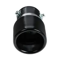 Насадка на глушитель 15&times;7.5 см, посадочный 60 мм, скошенная, черный глянец
