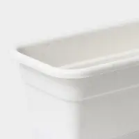Ящик балконный для цветов, 8 л, 40&times;20&times;17 см, пластиковый, цвет мраморный