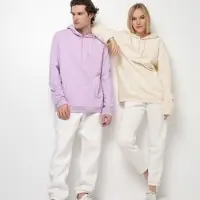 Толстовка с капюшоном унисекс Hoodie, сиреневая, размер XS