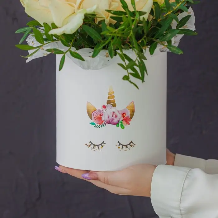 Коробка подарочная круглая, упаковка, «Нежная», 15 х 15 х 15 см