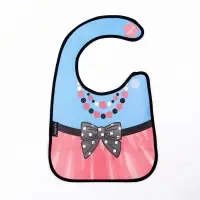 Нагрудник для кормления M&B &laquo;ТРЕНД. Принцессы&raquo; непромокаемый на липучке, МИКС