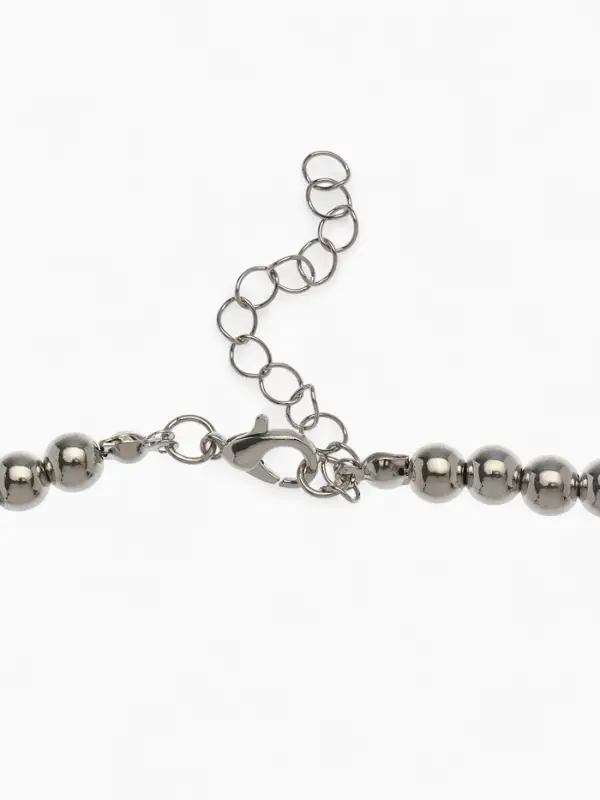 Колье "Бантик" нежность, цвет серебро