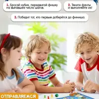 Настольная игра-бродилка &laquo;Морской бой&raquo;, 3+