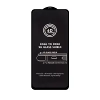 Защитное стекло Xiaomi Note 9 Black 6D без упаковки