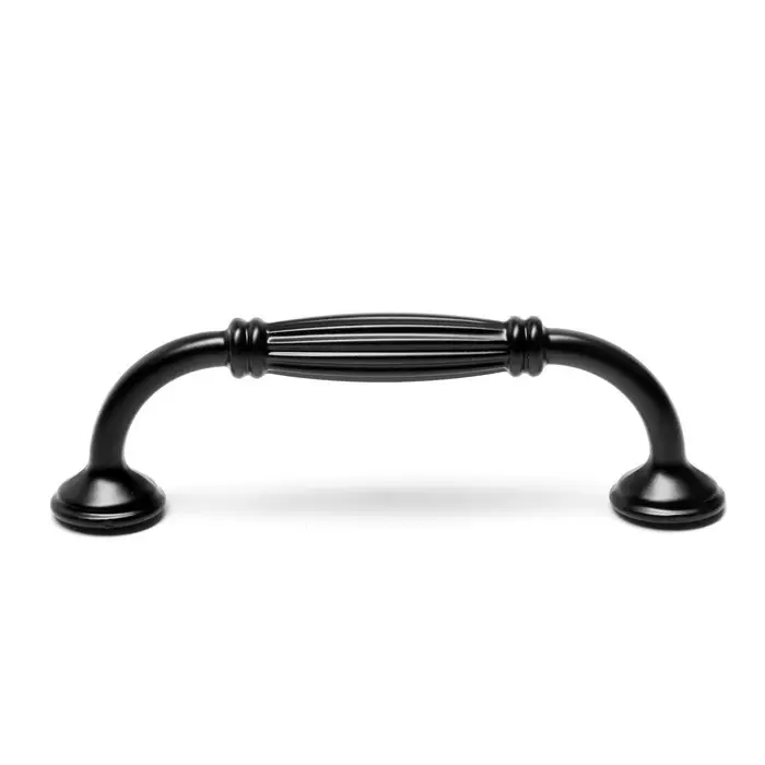 Ручка-скоба мебельная PC176, м/о 96 мм, цвет черный Ручка-скоба мебельная PC176, м/о 96 мм, цвет черный