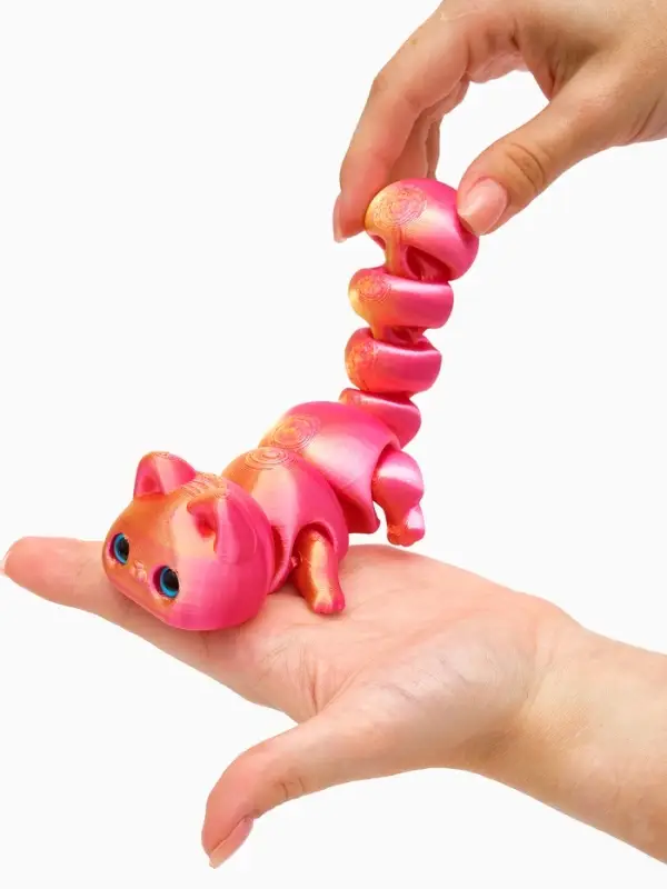 3Д - печатная игрушка &laquo;Кошка&raquo;, подвижная, цвет МИКС