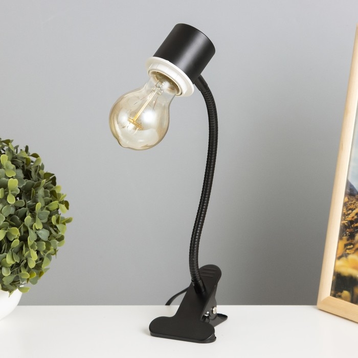 Настольная лампа "Арни" Е27 15Вт черный 22х10х35 см