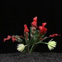 Набор растений искусственных для аквариума, 20 см, 2 шт.