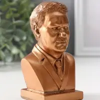 Бюст «Ельцин», 11×7×5 см, бронза