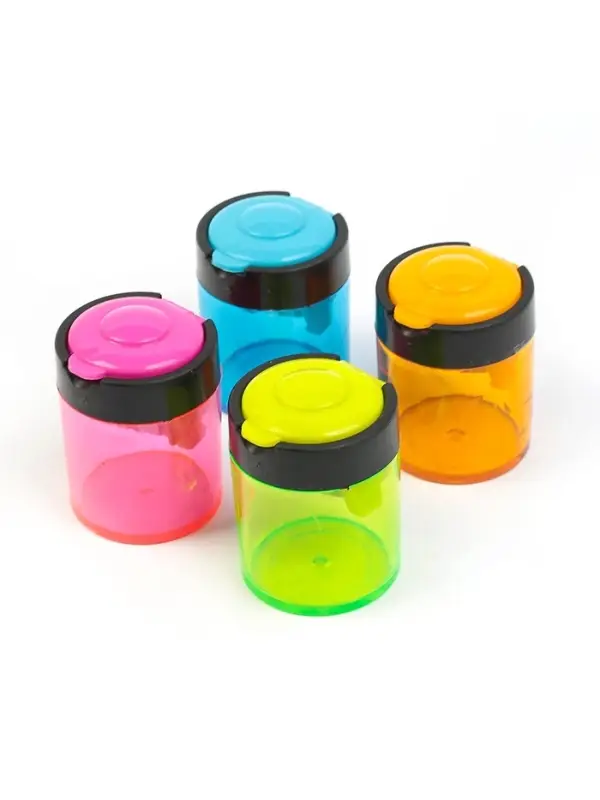 Точилка Calligrata &laquo;Классика&raquo;, двойная, с контейнером, МИКС