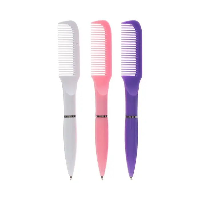 Ручка - прикол шариковая «Расчёска», поворотная, стержень синий, МИКС