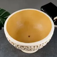 Вазон для цветов &laquo;Аравийский&raquo; 11 л, 39&times;28&times;39 см, шамот, бежевый