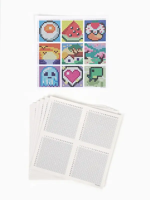 Стикеры для остатков круглых страз