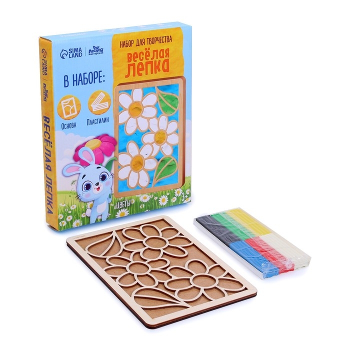 Пластилиновые картинки «Цветы» 148х210 мм Пластилиновые картинки «Цветы» 148х210 мм