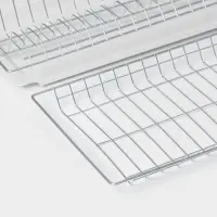 Комплект посудосушителей с поддоном для шкафа 80 см, 76.5&times;25.6 см, цинк