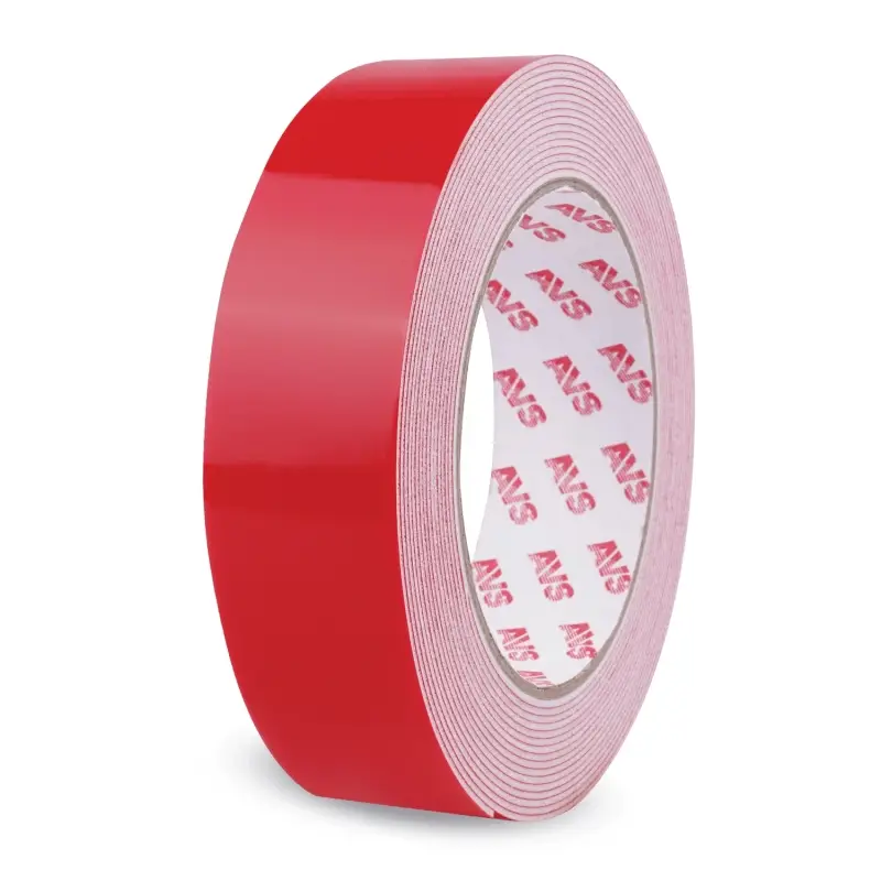 Лента клейкая двусторонняя AVS SCH-017 30 mm x 5 m вспененная основа (белая)