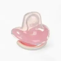 Соска-пустышка анатомическая, силикон, от 0 мес., розовая