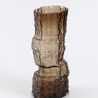 Ваза «Гоэтано», 30×13 см, стекло, коричневая