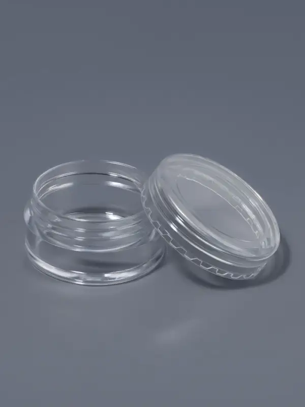 Набор баночек для мелочей, d=3×1.5 см, 5 мл, 3 шт., прозрачный