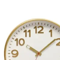 Часы настенные &laquo;Классика&raquo;, d=30.5 см, золотистые