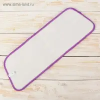 Насадка для плоской швабры с распылителем, 42&times;14 см, микрофибра, цвет МИКС