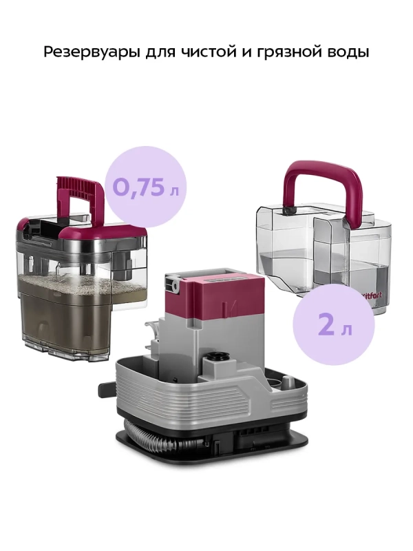 Паровой моющий пылесос КТ-5587 - 1700 Вт