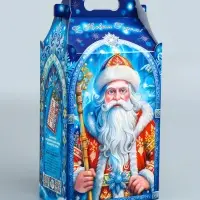 Подарочная коробка Новогодняя Корпоратив "Новогодние традиции"  20,3 х 12,3 х 41 см