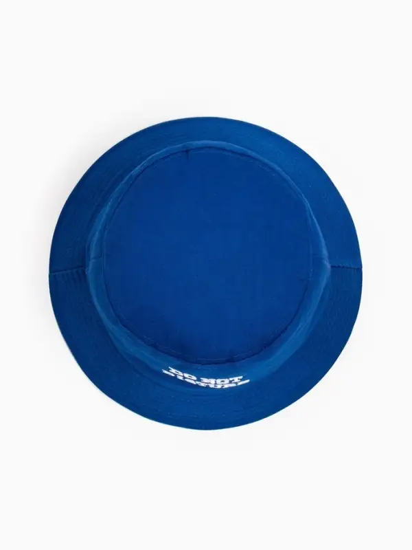 Панама MINAKU с надписью, синяя, размер 56-58