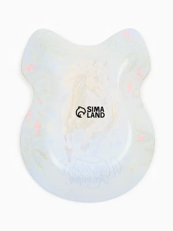 Тарелка в форме банта Тарелка в форме банта "Исполнения желаний", 13,5х18 см