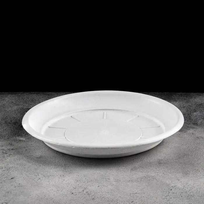 Поддон для горшка, d = 22 см, пластик, цвет мрамор Поддон для горшка, d = 22 см, пластик, цвет мрамор