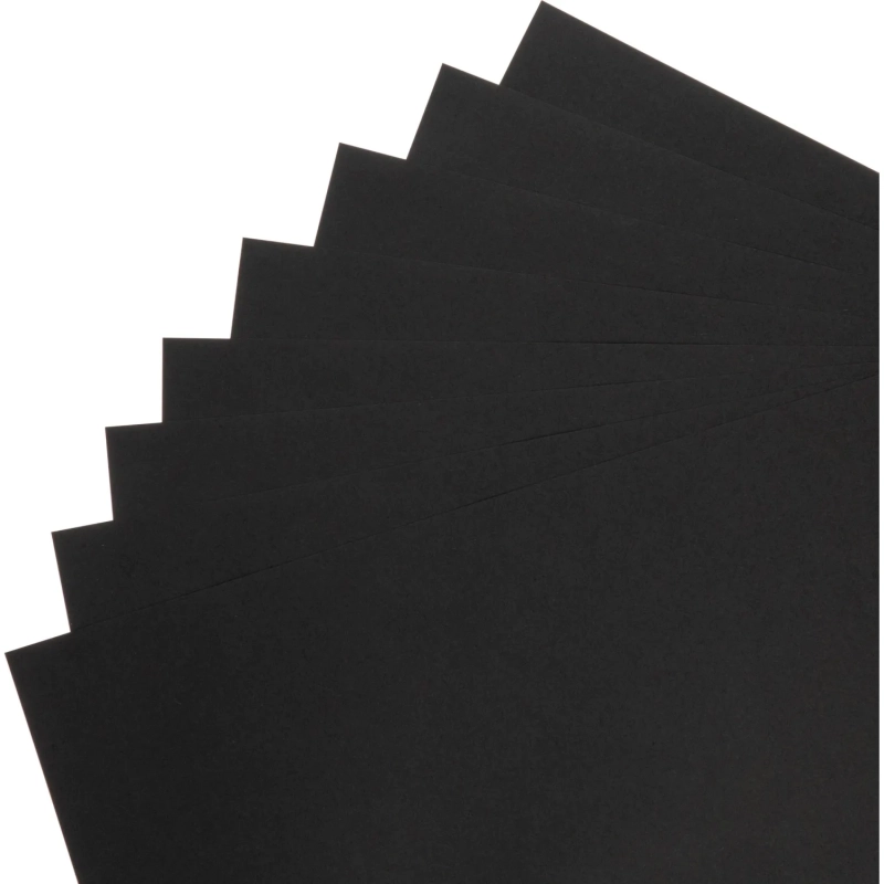 Бумага цветная Attache (черный интенсив), 80г, А4, 100  л