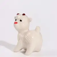 Фигурка фарфоровая &laquo;Белый козлик&raquo;, 3.5&times;3&times;2 см