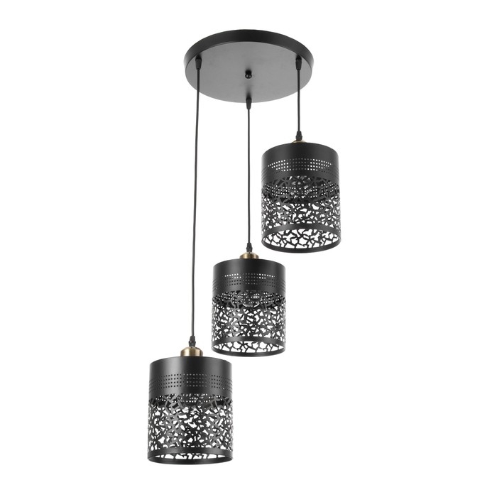 Светильник BayerLux 2747/3 E27 40Вт черный 39x39x24-108 см Светильник BayerLux 2747/3 E27 40Вт черный 39x39x24-108 см