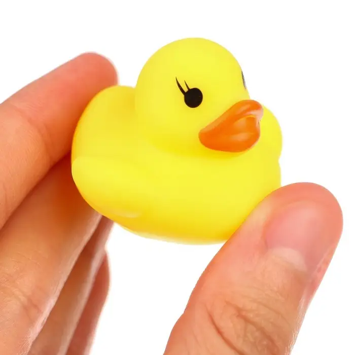 Резиновые игрушки для ванны Крошка Я &laquo;Мыльница: Утки&raquo;, 13 см, с пищалкой, в наборе 4 шт.