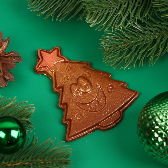 Новый год. Фигура из молочного шоколада Новый год. Фигура из молочного шоколада "Веселая елочка" , 25 г ± 5 %