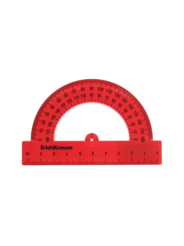 Транспортир 180&deg;, 10 см, ErichKrause Reef, МИКС