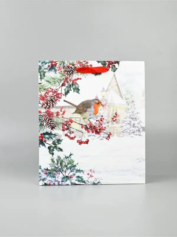 Набор пакетов &laquo;Новый год&raquo;, 3 шт,  26 &times; 30 &times; 9 см