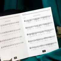 Глюкофон - музыкальный инструмент, черный, 8 лепестков, 15&times;9 см