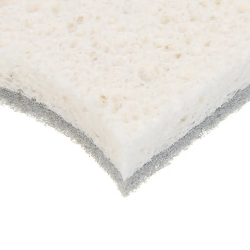 Набор губок из древесной целлюлозы 2 шт., тм VETTA, 11х6,3х1,5 см, древесная целлюлоза, полиэстер