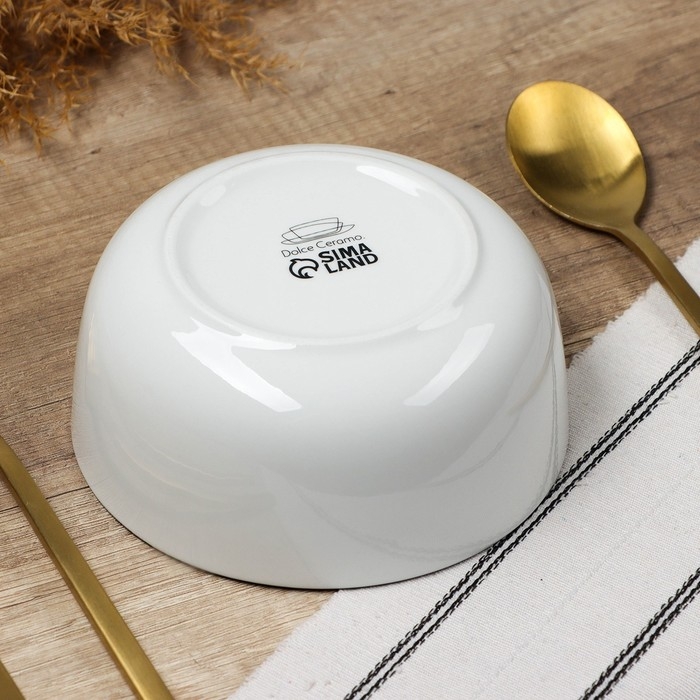 Глубокая тарелка керамическая «С любовью», 14.5 х 6.4 см, 600 мл, цвет белый Глубокая тарелка керамическая «С любовью», 14.5 х 6.4 см, 600 мл, цвет белый