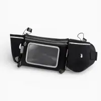 Сумка поясная туристическая, влагозащитная, 52&times;13 см, черная