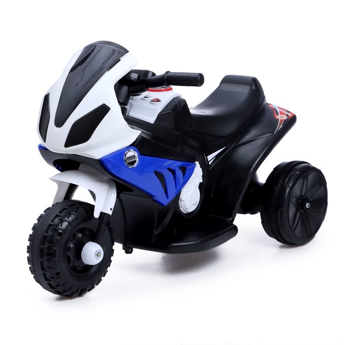 Электромобиль «Байк», цвет синий Электромобиль «Байк», цвет синий