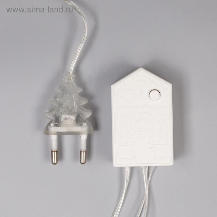 Гирлянда «Нить» 5 м с насадками «Звёздочки», IP20, прозрачная нить, 50 LED, свечение белое, 8 режимов, 220 В Гирлянда «Нить» 5 м с насадками «Звёздочки», IP20, прозрачная нить, 50 LED, свечение белое, 8 режимов, 220 В