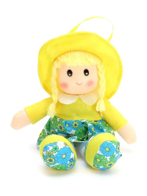 Мягкая игрушка &laquo;Кукла&raquo;, в шляпке и платьишке, цвет МИКС