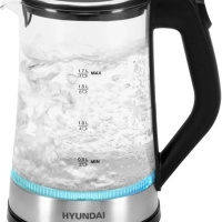 Чайник HYK-G3401 1,7л 2200Вт черный (стекло)