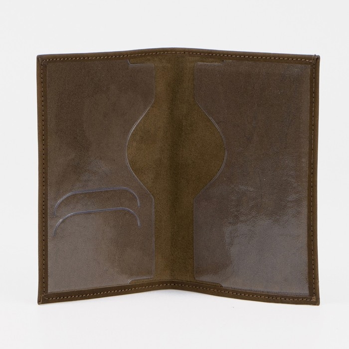 Обложка для паспорта, цвет оливковый Обложка для паспорта, цвет оливковый