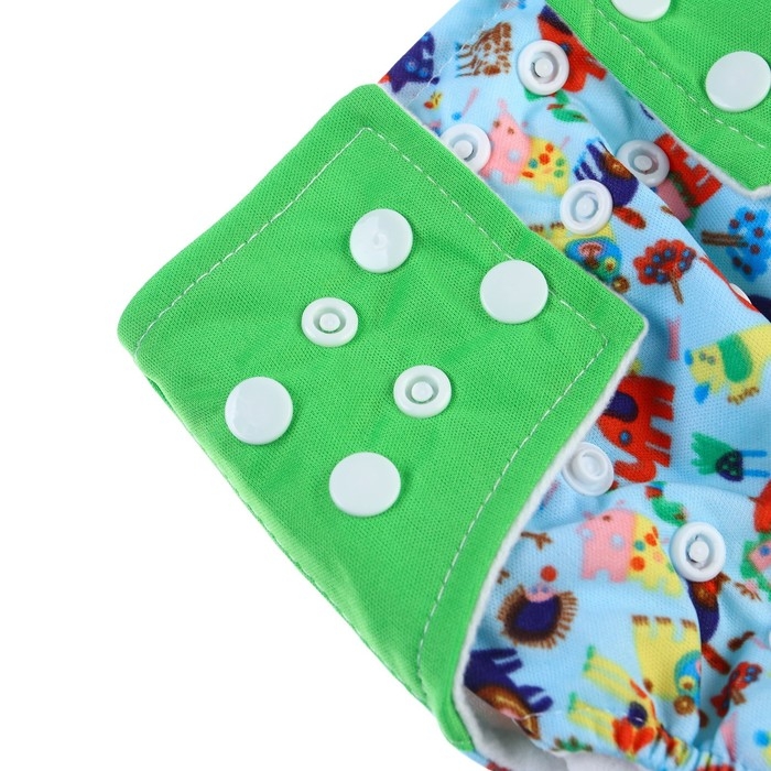 Многоразовый подгузник+ 1 вкладыш в комплекте «Зверушки» Многоразовый подгузник+ 1 вкладыш в комплекте «Зверушки»